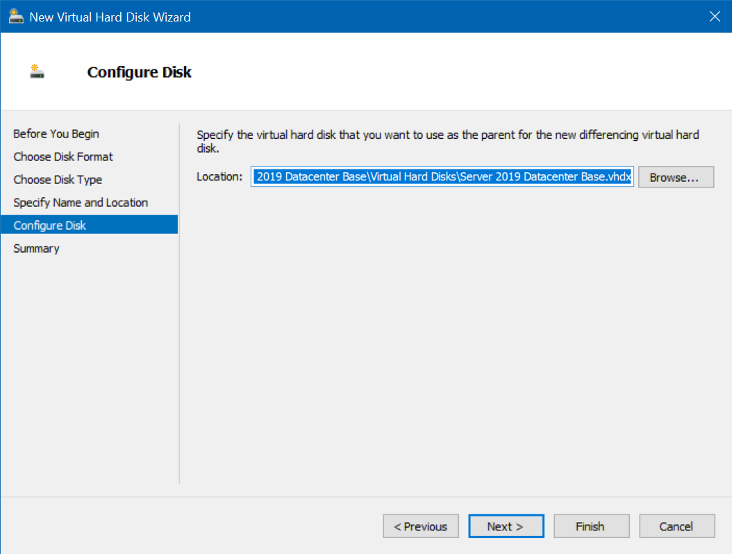 Differencing Disk Step 4