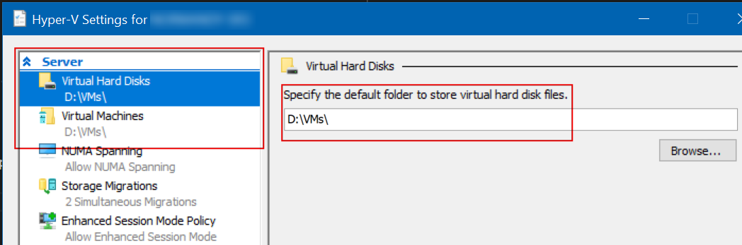 Hyper-V-Settings