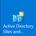 AD Sites and Services Shortcut