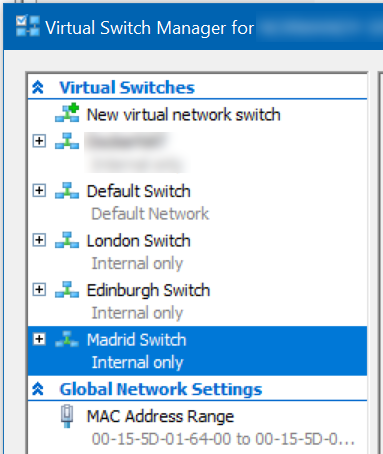 Virtual Switches